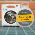 Tiffen 49MM Black Pro-mist 1/4 Filter + Promaster Pure Light Cpl. Fixed Price $40.00.