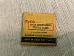 Eastman Kodak CC40Y- 2IN Square Color Compensating Gelatin Filter Open!. Fixed Price $14.99.
