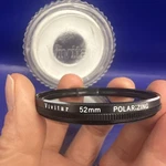 Vivitar 52MM Lens Circular Polarizing Camera Filter With Hard Case. Fixed Price $5.99.