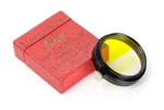 Leica Leitz Wetzlar Gradient Yellow Filter Plug-in Socket A36 Firad Boxed NO0627. Fixed Price $49.00.