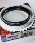 Tiffen 4PT / 2MM Grid Star Effect Filter E-55 Streaking Pattern E55. Fixed Price $20.99.