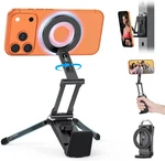 Omoton TP02 360 Rotating For Magsafe Tripod, Adjustable Aluminum Magnetic Phone. Fixed Price $44.99.