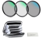 Neewer Nw Series Ad 67MM UV/CPL/ND4 Filter Kit W/hard Case. Fixed Price $21.00.