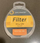 Promaster Digital Hd Uv Filter - 37MM Code 4971 Enhances Outdoor Photos. New!. Fixed Price $24.90.