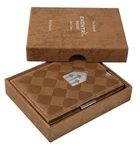 Exentri Rfid Sand Chess Wallet & Cards Holder Genuine Leather Design Norway. Fixed Price $54.99.