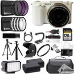Sony ZV-E10 (white) +16-50MM Lens +128GB +extra Bat+ 9 Pc Filter-ultimate Kit. Fixed Price $882.99.