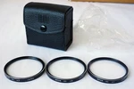 Hoya Series Vii Drop-in Close-up Filter Set +1, +2 And +3 Diopter Unused. Fixed Price $39.00.
