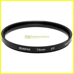 72MM Sunpak Uv Filter For M72 Screw Lenses. Ultra-violet. Fixed Price $15.07.