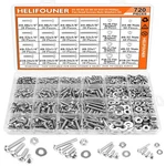Helifouner 720 Pieces #4-40#6-32#8-32#10-24 Phillips Pan Head Machine Screws .... Fixed Price $37.32.