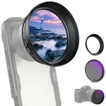 Neewer 72MM Variable ND2-32 Filter With Lens Hood For 85MM Telephoto Phone. Fixed Price $35.99.