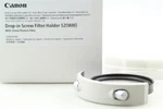 New, Unused Canon (wlii) Screw Drop-in Filter Holder 52MM From Japan 849. Fixed Price $169.99.