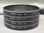 52MM Hoya Close-up Lens Filters +1,+2,+3 And Cross Screen. Fixed Price $19.99.