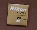 Genuine Nikon 72MM Neutral Density ND4 Lens Filter Japan. Fixed Price $59.00.