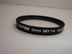 Tiffen 52MM 1-A Filter Skylight. Fixed Price $8.60.