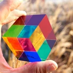Cmycube Color Cube, 2.0 Inch 50MM Acrylic Mixing Prism For Phy.... Fixed Price $20.99.