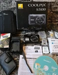 Nikon Coolpix S3100 Digital Camera Bundle Black 14MP 5X Zoom Tested Works. Fixed Price $149.75.