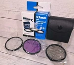3 Piece Hd Filter Kit Uv, Cpl, Fld For Canon Nikon Sony With Case New. Fixed Price $13.99.
