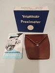 Vintage Voigtlander Close Up Proximeter Lens Leather Case Boxed Instructions. Fixed Price $98.84.