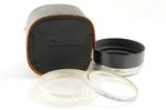 Excellent+ Canon T-60-2 Clamp Lens Hood Shade W/ Case And Filter Read. Fixed Price $29.00.