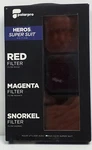 Aqua 3-PACK Polarpro Red Magenta & Snorkel Filters For Gopro HERO5 Super Suit. Fixed Price $30.00.