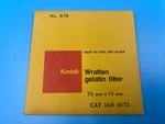 Kodak Wratten NO.85B Gelatin 75MMX75MM 3X3" Filter Cat 149 6173. Fixed Price $35.00.