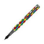Monteverde Regatta Harlequin 2.0 Fountain Pen - Omniflex Nib New Box. Fixed Price $107.95.