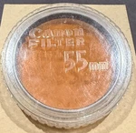 Canon 55MM Amber Orange Color Conversion Lens Filter & Case Made In Japan. Fixed Price $12.00.