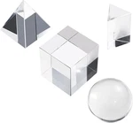 K9 Optical Crystal Photography Prism Set - 4 Pack With 50MM Ball, Cube,. Fixed Price $29.07.