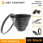 K&f Concept 11PCS Metal Stepping Up Set For Canon Nikon Dslr. Fixed Price $25.99.