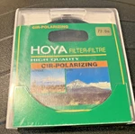 Hoya 72MM Circular Polarizing Filter For Threading On Lens. Fixed Price $9.99.