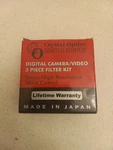 Crystal Optics Camera Video Filter Kit VO300 (new). Fixed Price $14.00.
