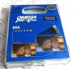 Optically Coated Conversion Glass Lens Filter 80-A Omega. Fixed Price $9.99.