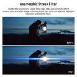 Neewer Hd Blue Streak Filter 52MM Closeout. Fixed Price $8.99.