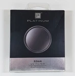 Platinum 52MM Multi-coated Uv Lens Filter For Digital Cameras New Box. Fixed Price $8.50.