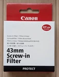 Official New Canon Protect Filter 43MM / Japan Airmail With Tracking. Fixed Price $33.00.
