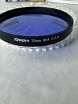 Tiffen 72MM Color Conversion Camera Lens Filter 7280A With Vintage Manuals. Fixed Price $8.00.