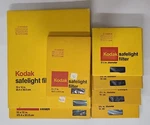 Kodak Safelight Filter Lot Nos 5.5 Inch 5X7 10X12 Piece Total. Fixed Price $119.00.