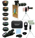 Cell Phone Camera Lens KIT,11 In Universal 20X Telephoto 0.63WIDE Angle 15X.... Fixed Price $69.10.