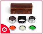 Rolleiflex Filter Set Bay 1 Ri Hood Rolleinar & 2 Uv Orange Green. Fixed Price $499.00.