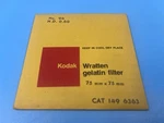 Kodak Wratten Gelatin Filter No Nd 0.60 Seale Cat 149 6363 75MM X. Fixed Price $21.00.