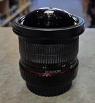 Rokinon 8MM 1:3.5 Fish-eye Cs Canon Ef Mount (APX028295). Fixed Price $119.99.