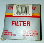 Quantaray 52MM Filter Made In Japan 24-166-1701 Preowned. Fixed Price $7.83.