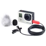 Saramonic SR-GMX1 Platinum Lavalier Clip-on Microphone For Gopro HERO3 & HERO4. Fixed Price $14.95.