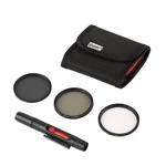 Uv, Cpl, ND4 Filter Camera Lens Kit For 37/49/52/55/58/62/67/72/77/82 Mm. Fixed Price $13.29.