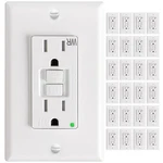 Amico 24 Pack 15 Amp Gfci Outlet With Thinner Design, Weather Resistant (wr),.... Fixed Price $207.79.