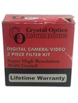 Crystal Optics Limited Edition Digital Camera/video 3 Piece Filter Kit 66MM New. Fixed Price $10.36.