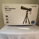 Apexel Telephoto Lens Kit For Smartphones With Tripod APL-50XJJ029. Fixed Price $52.50.