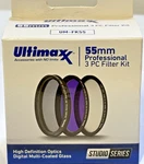 Ultimaxx 3 Piece Multi Coated Hd Filter Kit (uv, Cpl, Fld) For Canon Nikon Sony. Fixed Price $11.99.