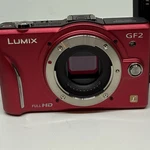 Panasonic Lumix DMC-GF2 12.1MP Digital Camera Red (body Only) Made In Japan. Fixed Price $99.75.