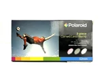 Polaroid 52MM 3-PIECE Camera Lens Filter Kit Uv Cpl Fld W/ Case. Fixed Price $9.50.